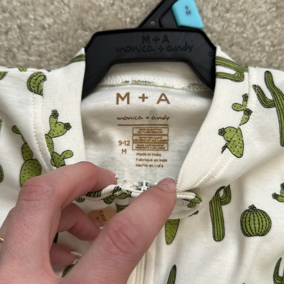 cactus infant two way zipper onesie - Picture 5 of 6